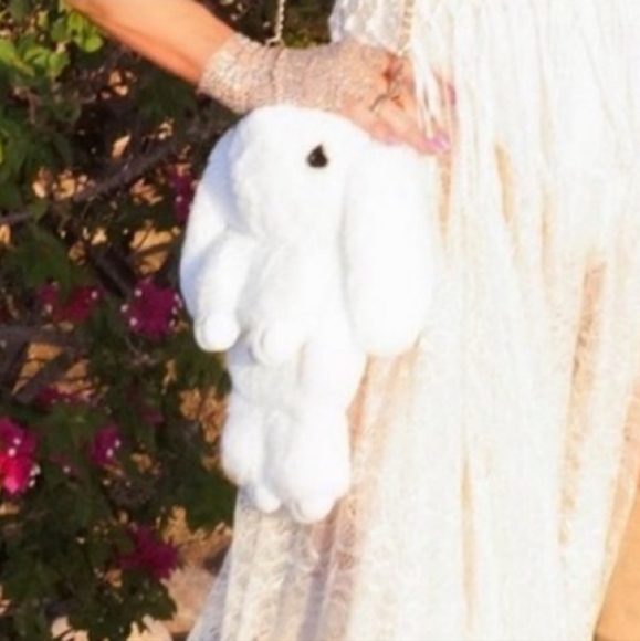 New Hand-Made Bunny Rabbit Bag w/ chain like Paris Hilton's style likeness - Picture 4 of 5